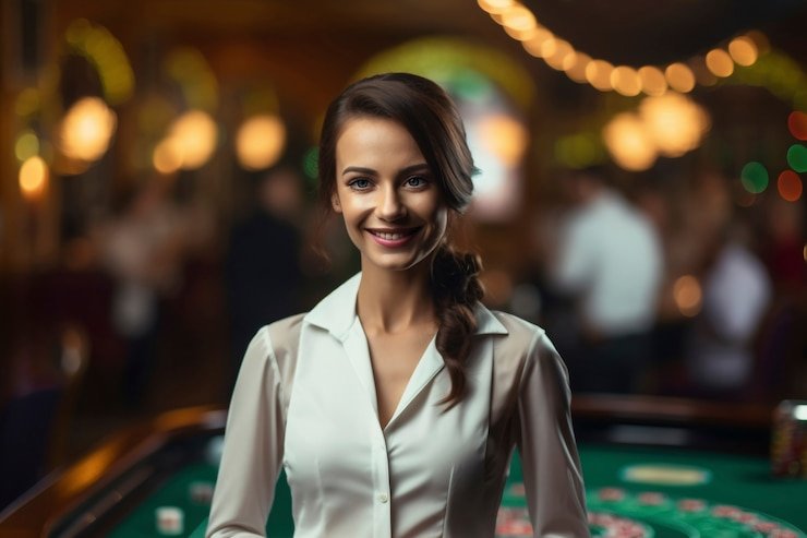 aa666 apk live blackjack dealer table on mobile app interface