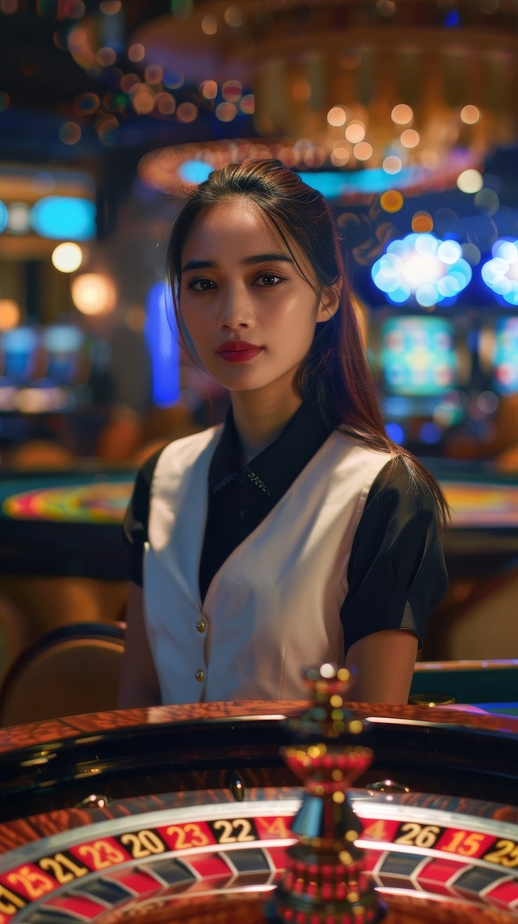 Live Roulette wheel on aa666 apk desktop casino platform